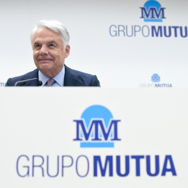 El presidente del Grupo Mutua Madrileña, Ignacio Garralda, en la presentación de los resultados de la entidad correspondientes al ejercicio 2021,. E.P./Gustavo Valiente