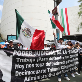 Protesta judicial en México