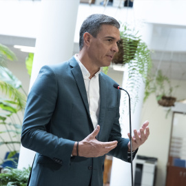 El presidente del Gobierno, Pedro Sánchez, en Lanzarote (Canarias), a 8 de agosto de 2022.