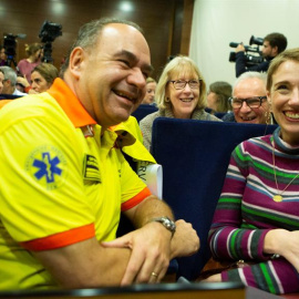 La británica Audrey Mash ha estado ingresada en Vall d'Hebron tras ser sorprendida por una tormenta en el Pirineo. / EFE