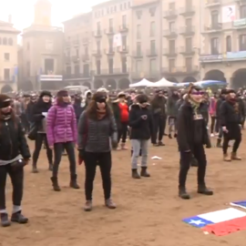 Performance "Un violador en tu camino" a Vic aquest cap de setmana a la Plaça Major.