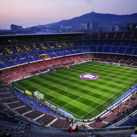 El Camp Nou en una imatge d'arxiu. EFE