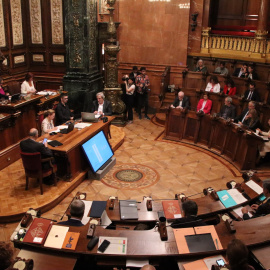 29/04/2022 - El ple de l'Ajuntament de Barcelona d'aquest divendres, 29 d'abril.