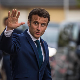 05/05/2022. El presidente de Francia, Emmanuel Macron, durante su visita al Hospital Militar de Clamart, a 28 de abril de 2022.