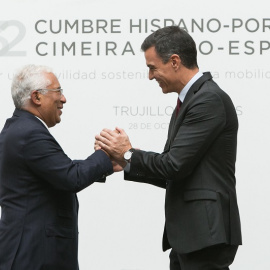 06/05/2022. El primer ministro de Portugal, Antonio Costa y el presidente del Gobierno, Pedro Sánchez, comparecen en rueda de prensa, en la XXXI Cumbre Hispano-Portuguesa, a 28 de octubre de 2021.