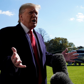 El presidente de EEUU, Donald Trump, en la Casa Blanca. /REUTERS