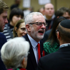 El líder del Partido Laborista Jeremy Corbyn tras los resultados electorales.REUTERS