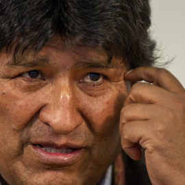 El expresidente boliviano Evo Morales durante una entrevista. EUROPA PRESS