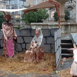 Los "yonkizombis" del belén de Ourense desatan la polémica y piden que sea retirado