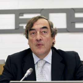 El presidente de CEOE, Joan Rosell. EFE