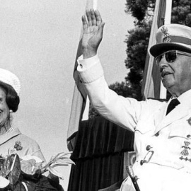 Francisco Franco y Carmen Polo.