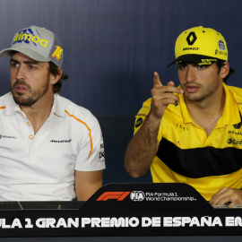 Fernando Alonso y Carlos Sainz