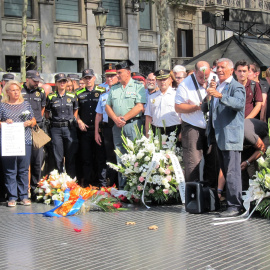 Imagen del homenaje de Acvot en Las Rambras. EUROPA PRESS