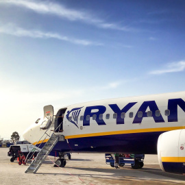 Un avión de Ryanair.