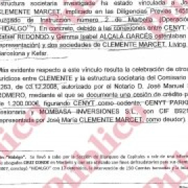 El narco Clemente Marcet firmó una deuda de 1,2 millones a Villarejo estando procesado