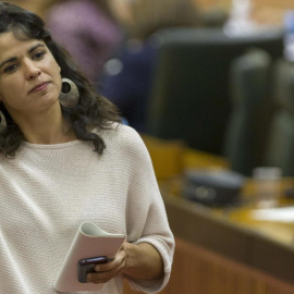 La secretaria general de Podemos en Andalucía, Teresa Rodríguez. - EFE