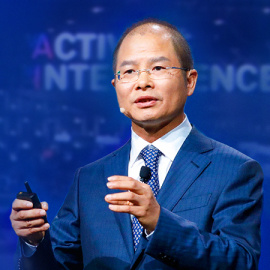 Eric Xu, presidente rotatorio de Huawei. HUAWEI