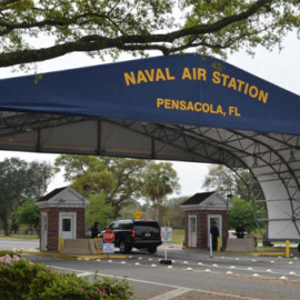 Base naval de Pensacola, en Florida, donde tuvo lugar el tiroteo. / REUTERS