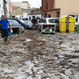 Cebolla (Toledo) sufre una riada histórica con calles anegadas y casas inundadas./EUROPA PRESS