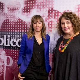 Ana Pardo de Vera, directora corporativa y de relaciones institucionales del diario, y Virginia Pérez Alonso, nueva directora de 'Público'.