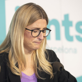 06/05/2022-La presidenta del grupo municipal de Junts per Catalunya en Barcelona, Elsa Artadi, anuncia durante una rueda de prensa celebrada este viernes 6 de mayo que deja la política activa