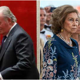 El rey Juan Carlos I y la reina Sofía.