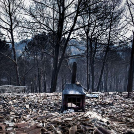 Urbanizaciones Montepino y Montesol afectadas por el incendio forestal de Llutxent, en Gandía. Greenpeace/Pedro Armestre