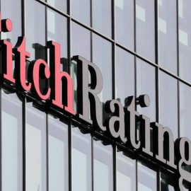 El logo de la agencia de calificación crediticia Fitch. E.P.