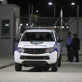 Un vehículo de la Policía Nacional de Honduras