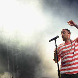 El rapero estadounidense Mac Miller durante uno de sus conciertos. AFP/Kevin Winter