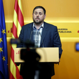 El líder de ERC, Oriol Junqueras, actualmente en prisión provisional por el 'procés', en una imagen de archivo. EFE