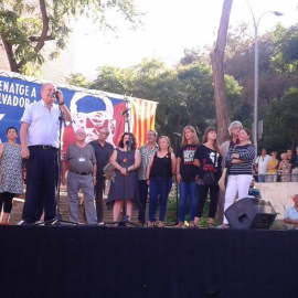 Acte d'homenatge al president xilè Salvador Allende, enderrocat per la dictadura d'Augusto Pinochet un 11 de setembre de 1973. Marc Font