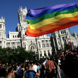 Imagen de archivo de una manifestación en Madrid por los derechos LGTBI / EFE