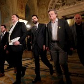 Junqueras: "El 155 no va servir per fer-nos desistir, per fer-nos por"