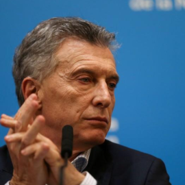 1/06/2022 - Imagen de archivo del expresidente argentino, Mauricio Macri, durante una rueda de prensa el 12 agosto de 2019. Buenos Aires, (Argentina).