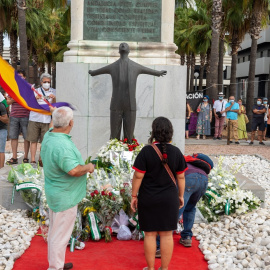 24/05/2022.Acto en memoria del asesinato de Blas Infante, considerado 'Padre de la Patria andaluza', organizado por la Fundación Blas Infante, en el kilómetro 4 de la antigua carretera de Carmona, en la Gota de Leche, a 10 de agosto del 2020.