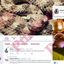 El jefe policial que investigó el procés usa en Facebook la misma serpiente de su identidad secreta en Twitter