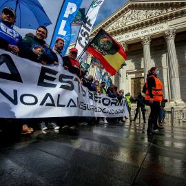 Manifestación contra la ley mordaza