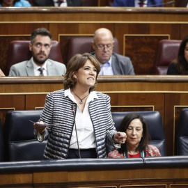 La ministra de Justicia, Dolores Delgado, en el Congreso de los Diputados. EUROPA PRESS/Archivo