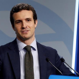 Pablo Casado, secretario general del PP, no será investigado por el Tribunal Supremo en el 'caso máster'. | EFE