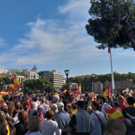 Protesta organizada en Madrid por la plataforma ciudadana Stop Sucesiones. / EP