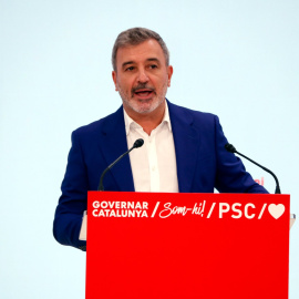 28/05/2022 - Jaume Collboni en una intervenció del recent consell d'alcaldes del PSC.