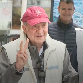 14/5/22 Juan Carlos de Borbón, el pasado 22 de mayo en Sanxenxo en un fotograma del documental de la CRTVG