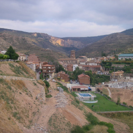 Vista del municipio de Viguera, en La Rioja.