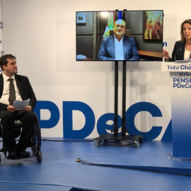 Ortuzar en acto del PDeCAT