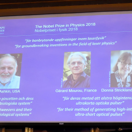 Los ganadores del Nobel de Física de este año - Reuters/ Hanna Franzen