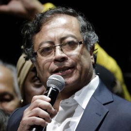 22/06/2022 El Presidente electo de Colombia Gustavo Petro tras conocer los resultados de las elecciones en Bogotá (Colombia), a 19 de junio de 2022.