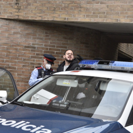 Momento de la detención del rapero Pablo Hasél