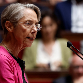 06/07/2022 La primera ministra francesa, Elisabeth Borne, presenta su programa de Gobierno en la Asamblea Nacional, a 6 de julio de 2022, en París.