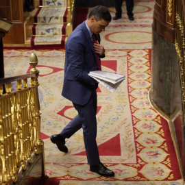 El presidente del Gobierno, Pedro Sánchez, en la segunda jornada de la 26 edición del Debate sobre el Estado de la Nación, en el Congreso de los Diputados, a 13 de julio de 2022.